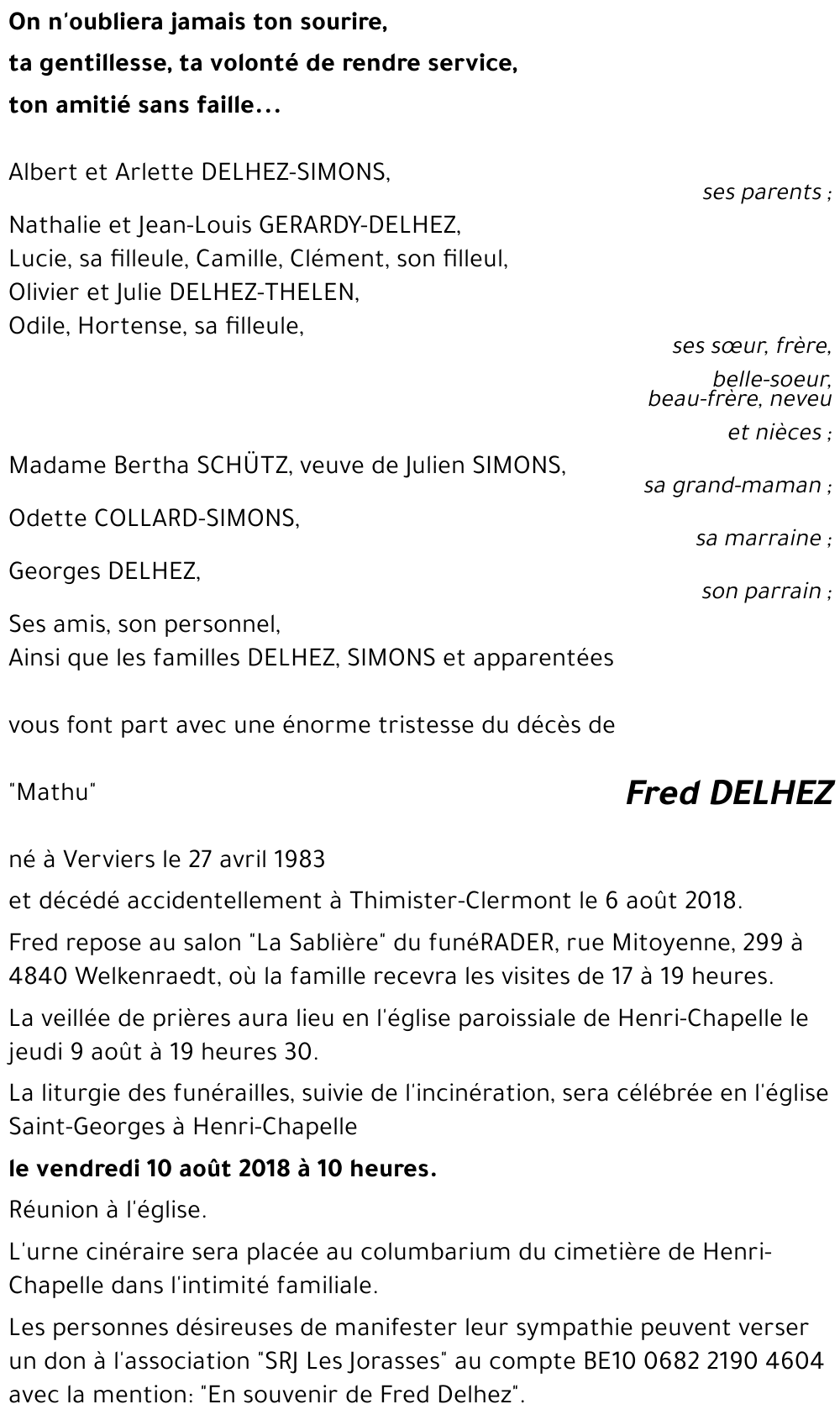 Fred DELHEZ