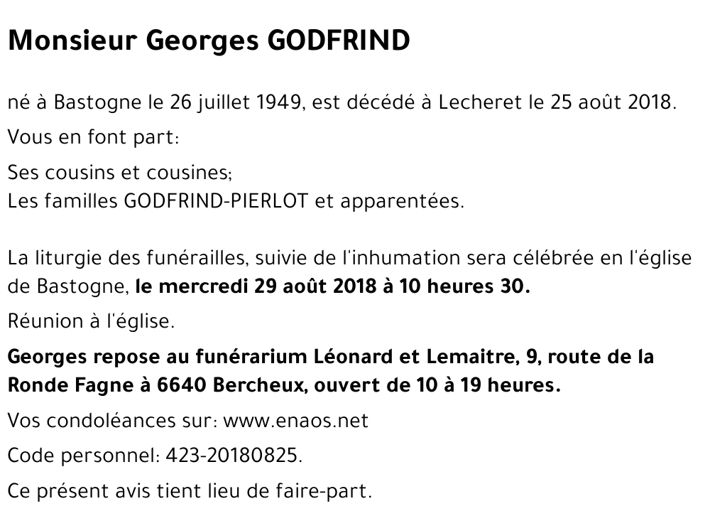 Georges GODFRIND