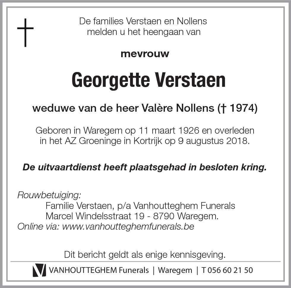 Georgette VERSTAEN