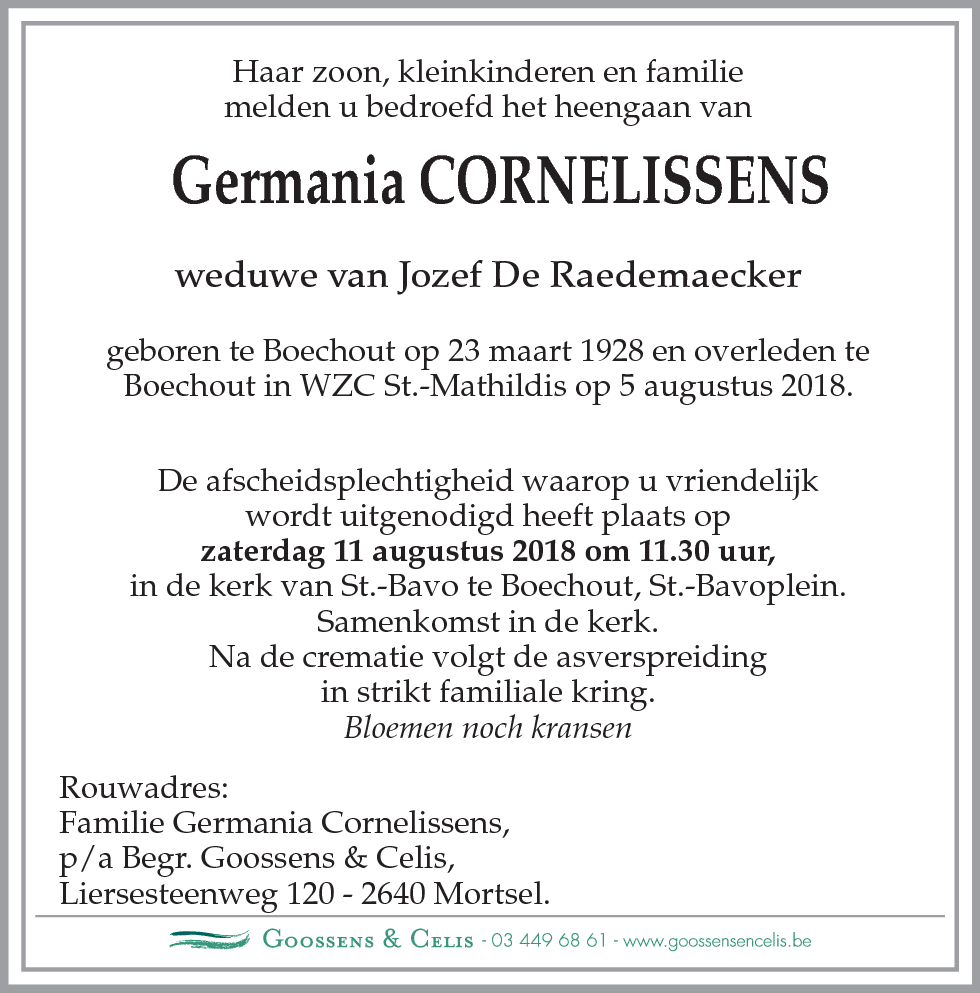 Germania Cornelissens