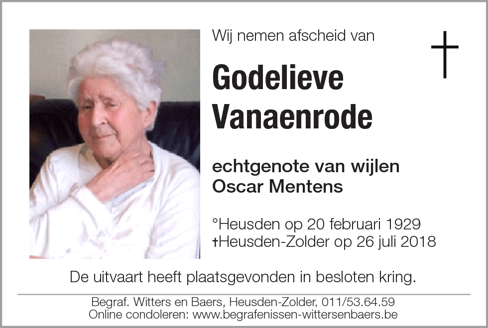 Godelieve Vanaenrode