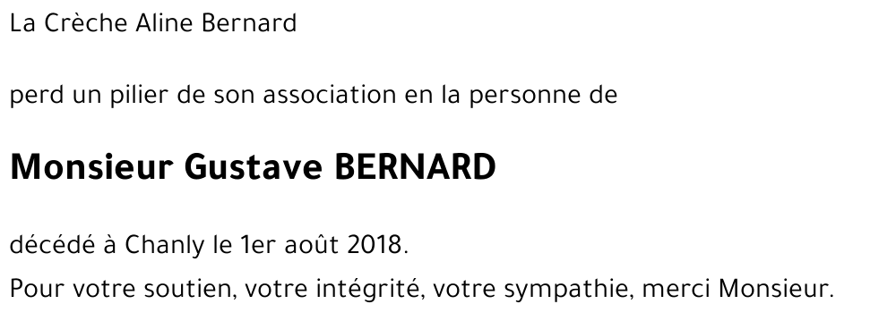 Gustave BERNARD