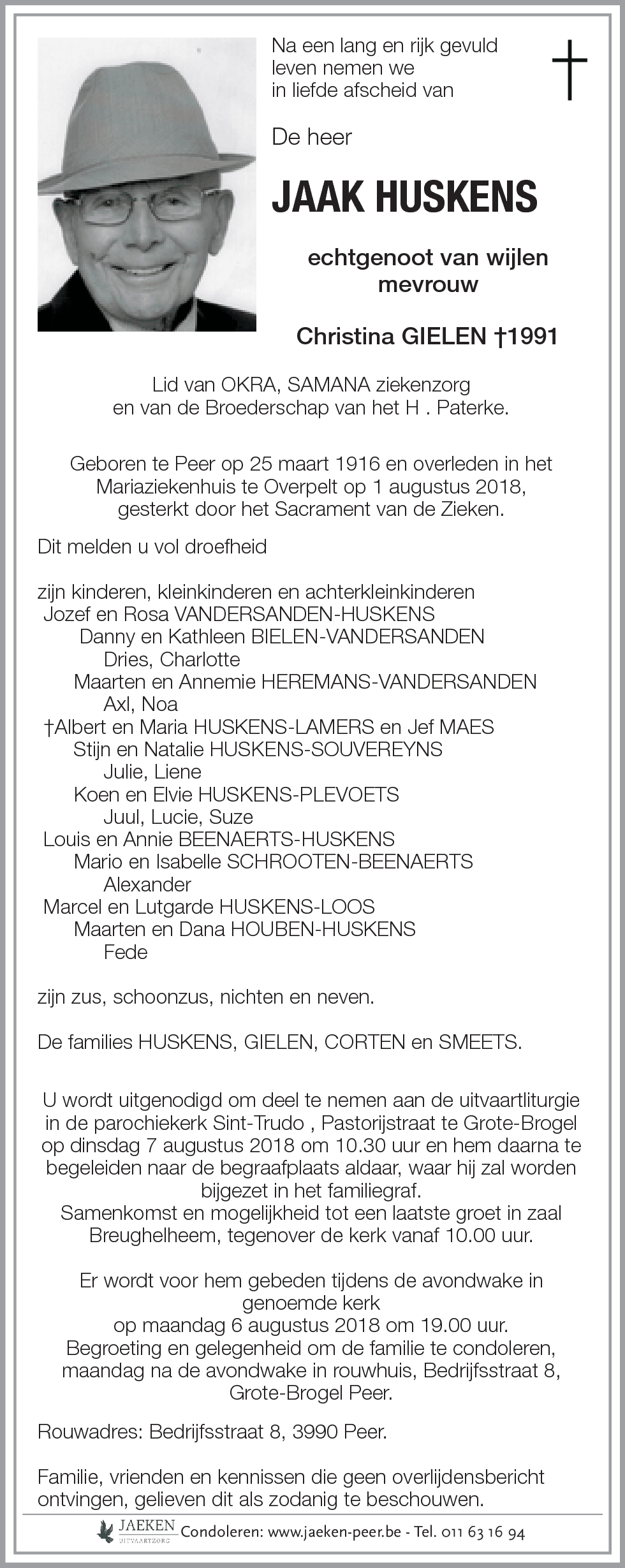 JAAK HUSKENS