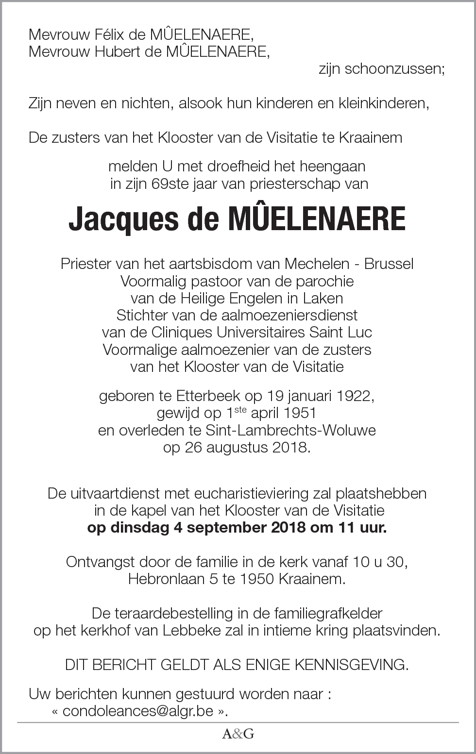 Jacques de Mûelenaere