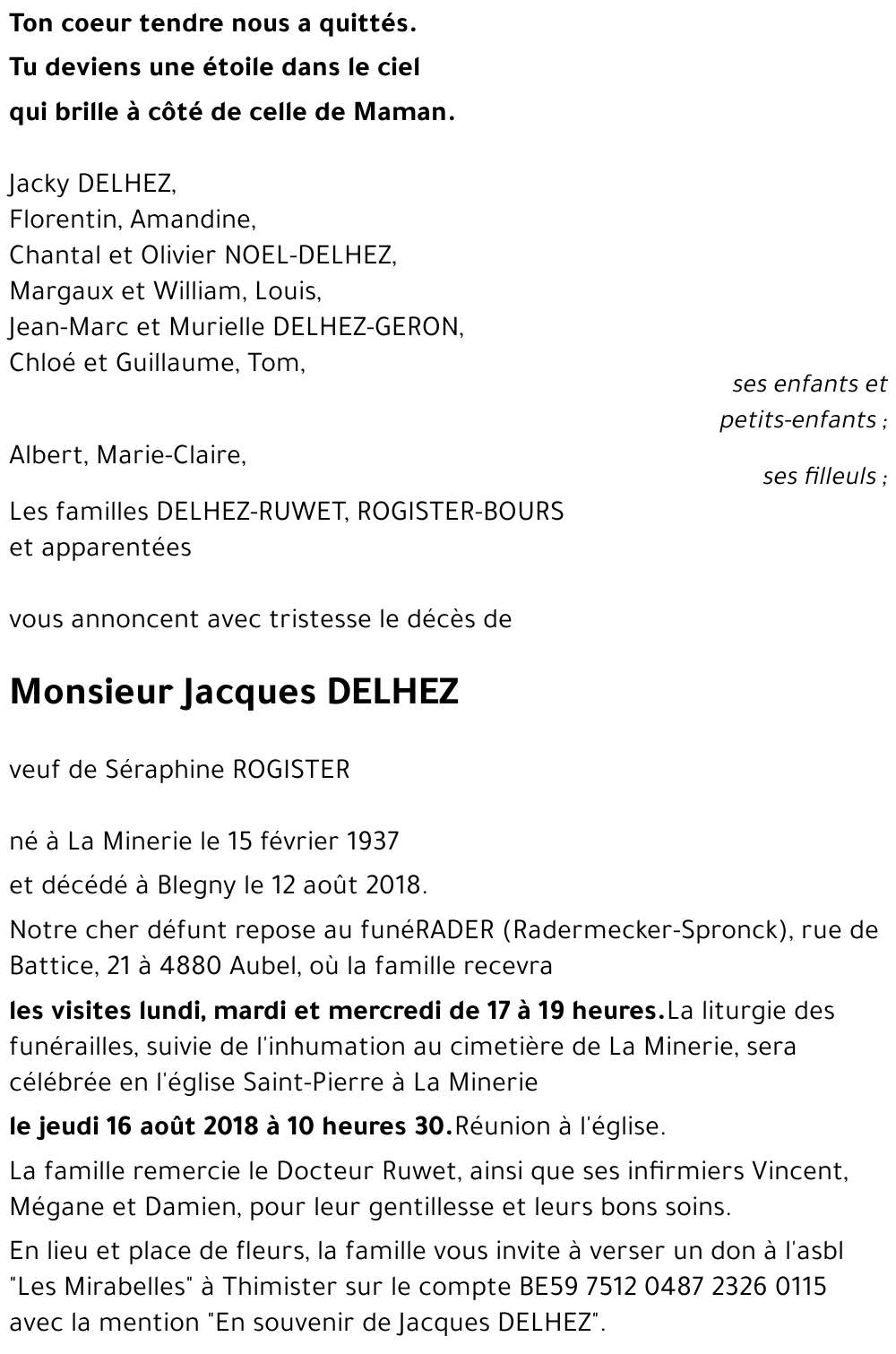 Jacques DELHEZ