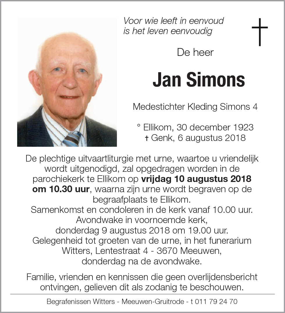 Jan Simons