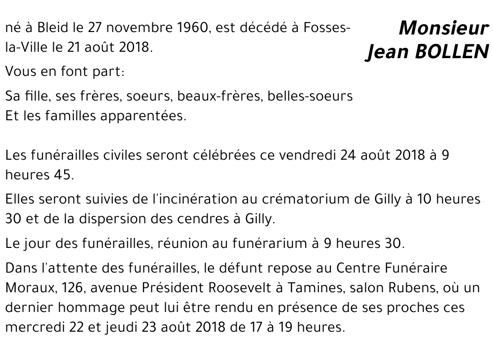Jean BOLLEN