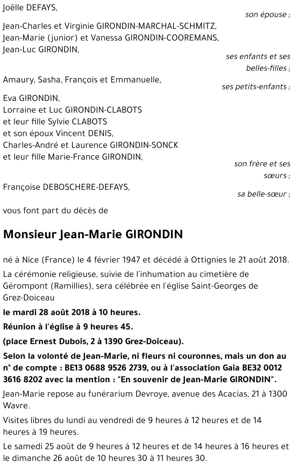 Jean-Marie GIRONDIN