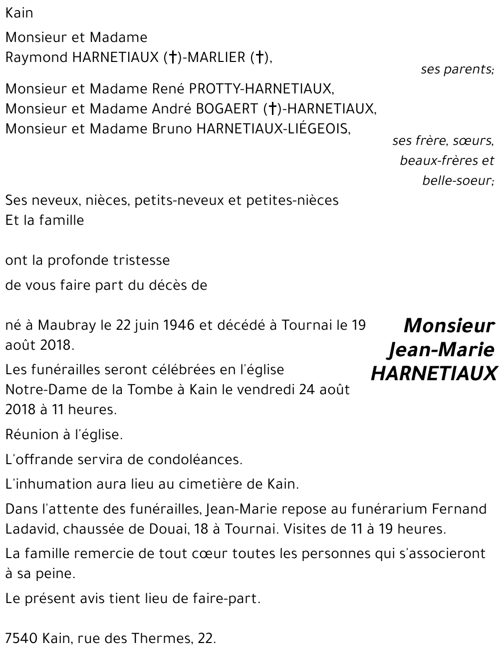 Jean-Marie HARNETIAUX