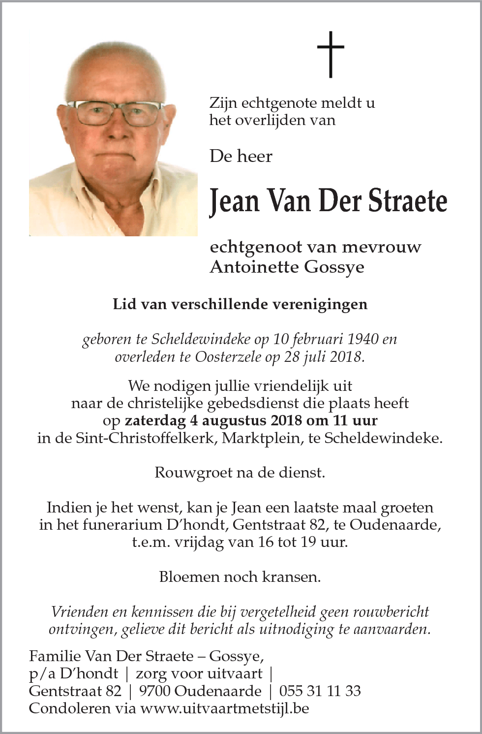 Jean Van Der Straete