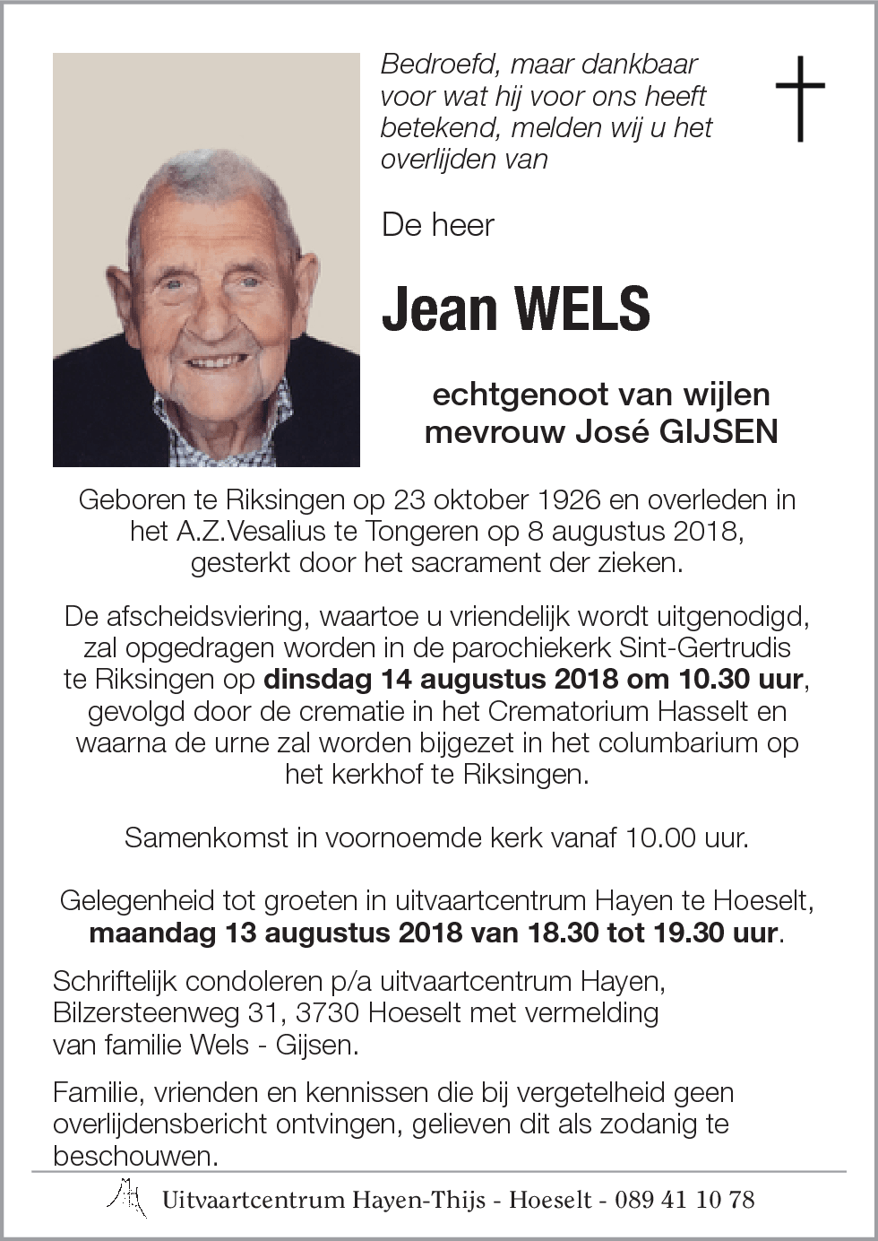 Jean WELS