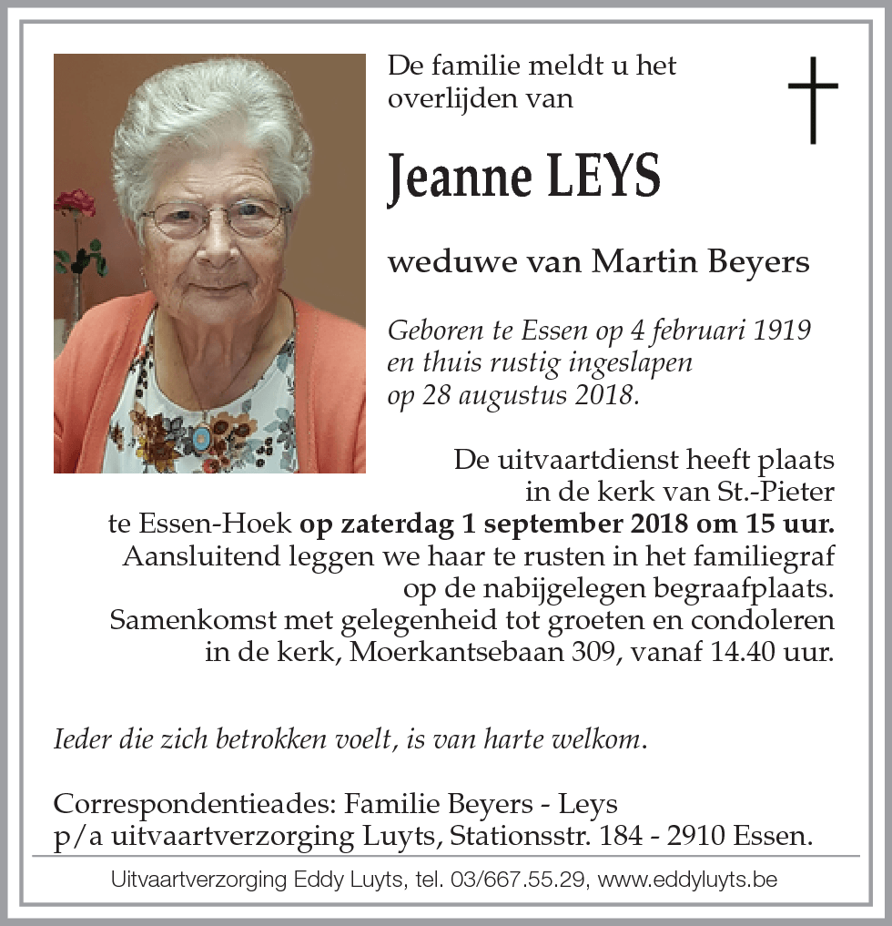 Jeanne Leys