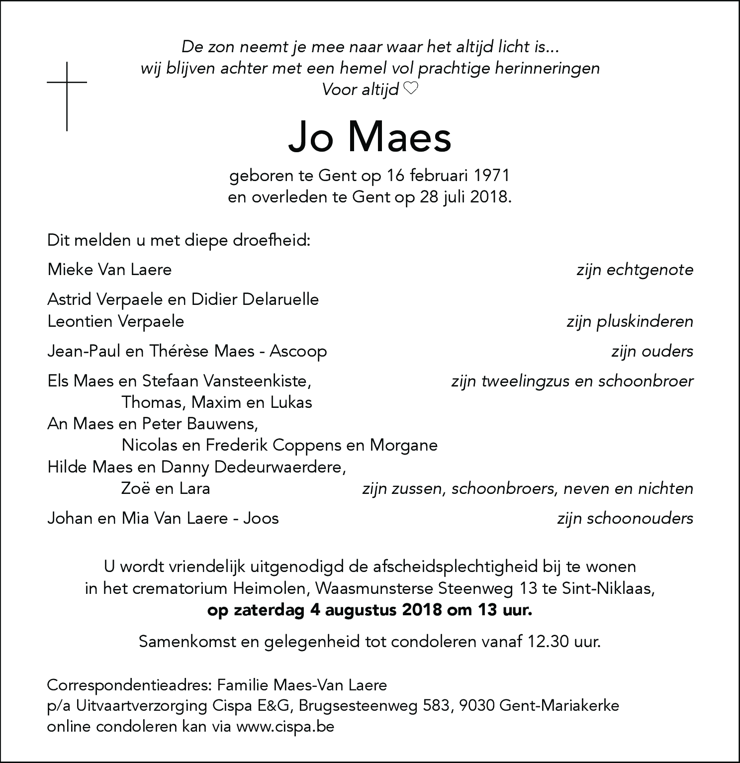 Jo Maes