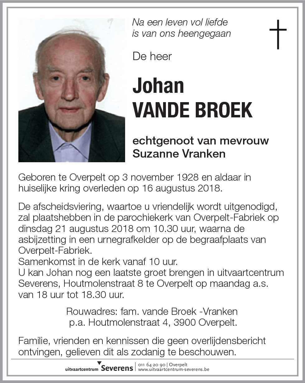 Johan vande Broek