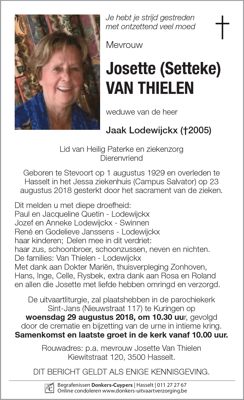 Josette Van Thielen
