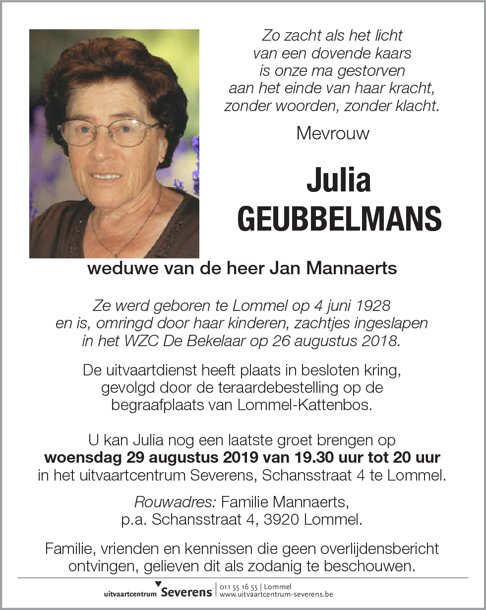 Julia Geubbelmans