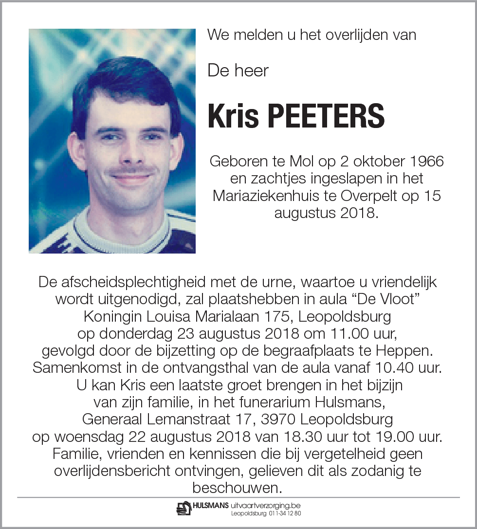 Kris Peeters