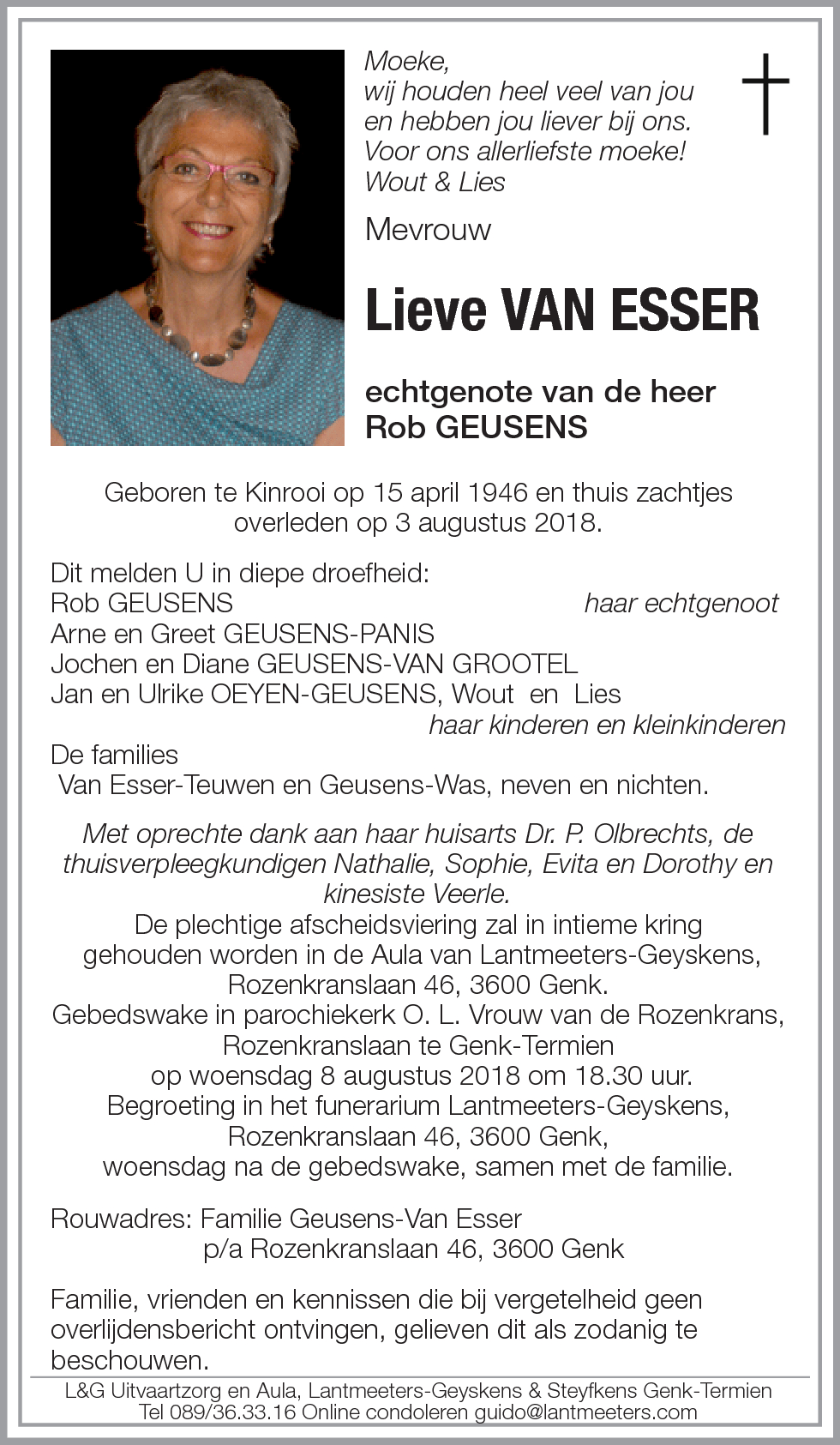 Lieve VAN ESSER