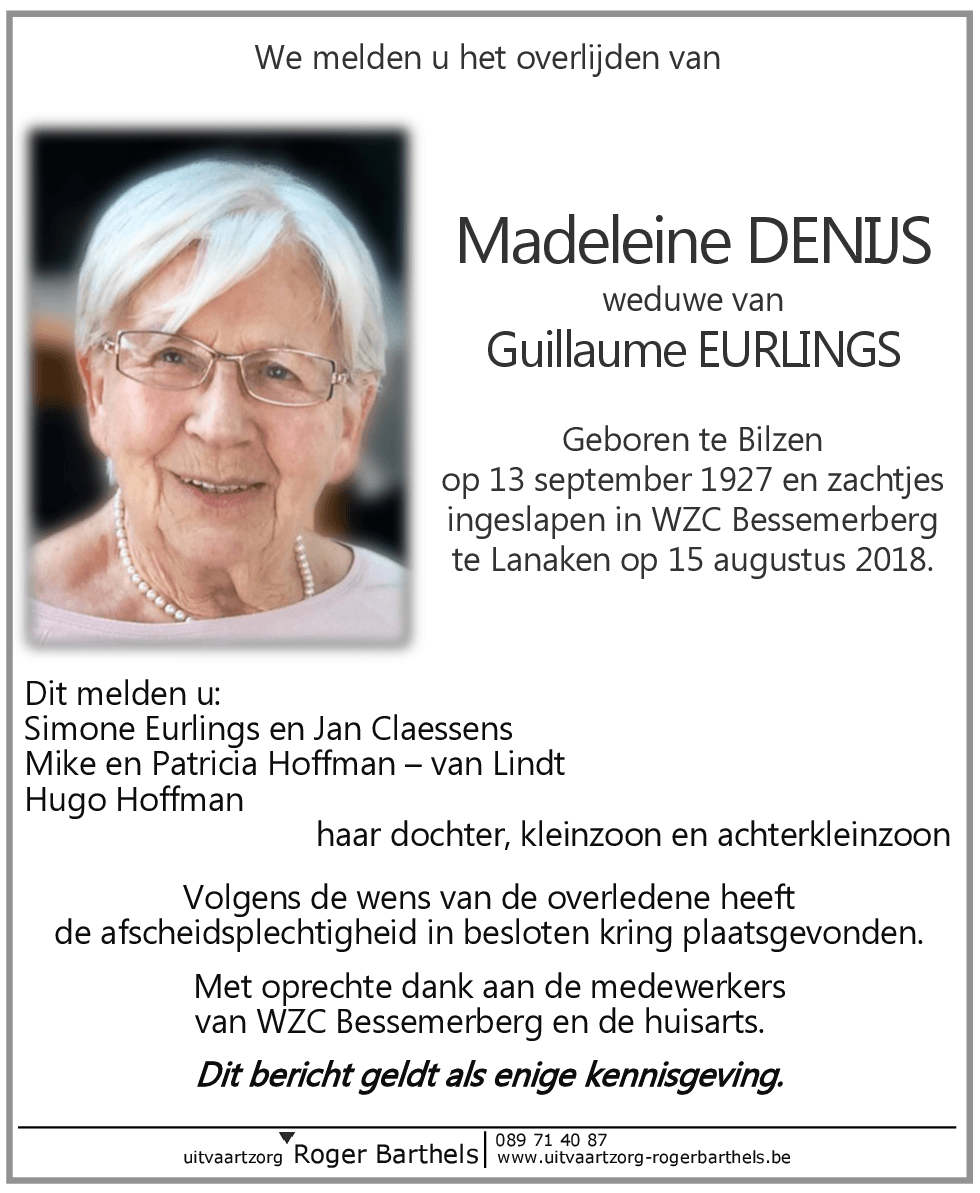Madeleine Denijs