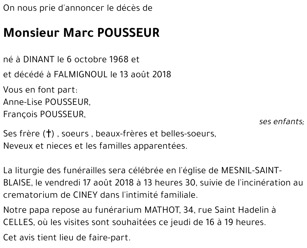 MARC POUSSEUR
