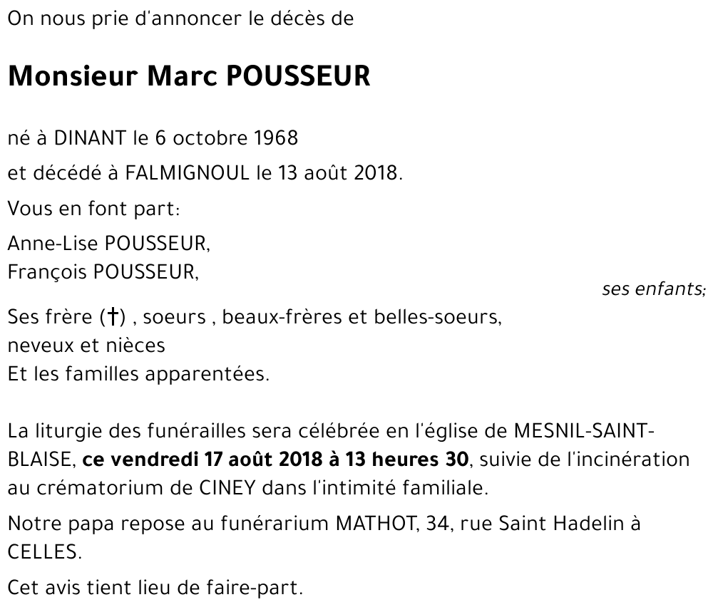 MARC POUSSEUR