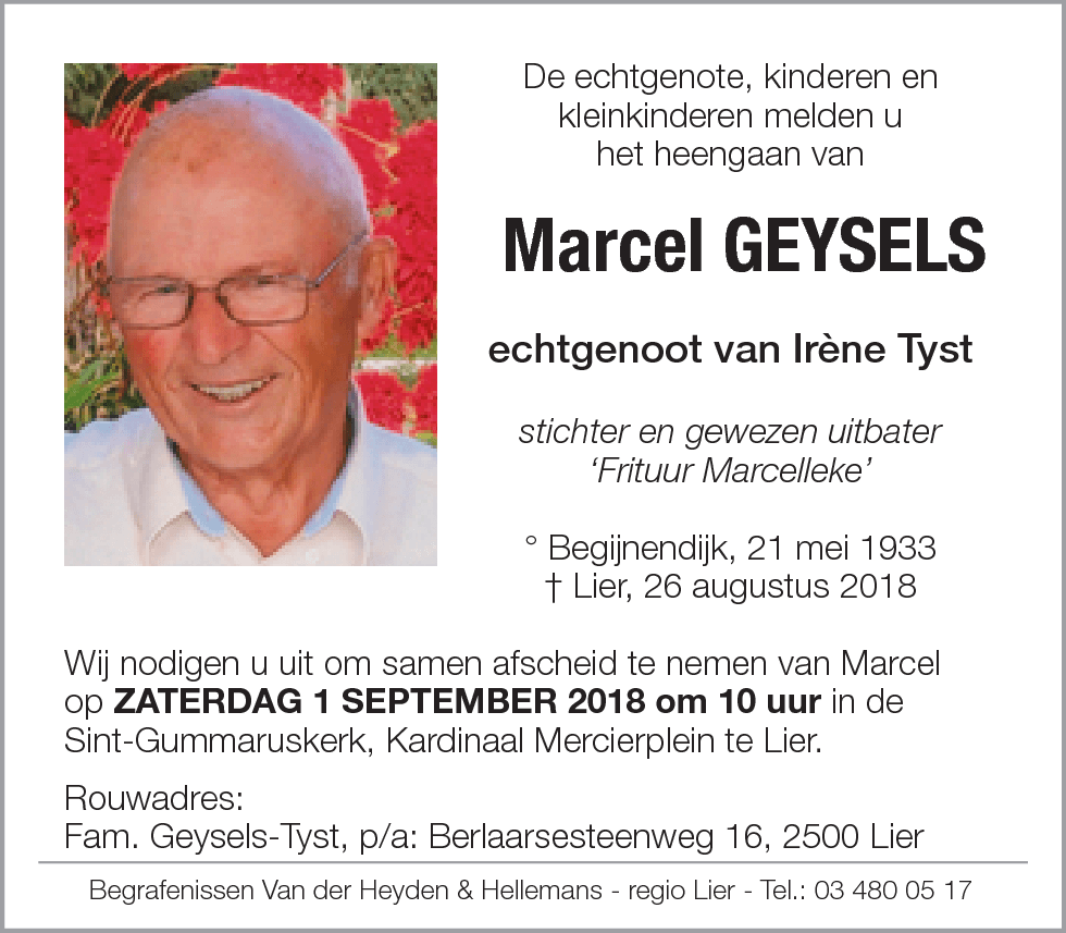 Marcel Geysels