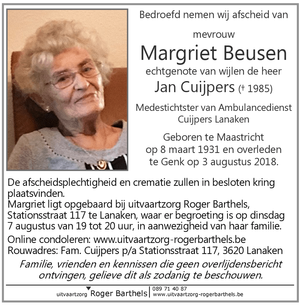 Margriet Beusen