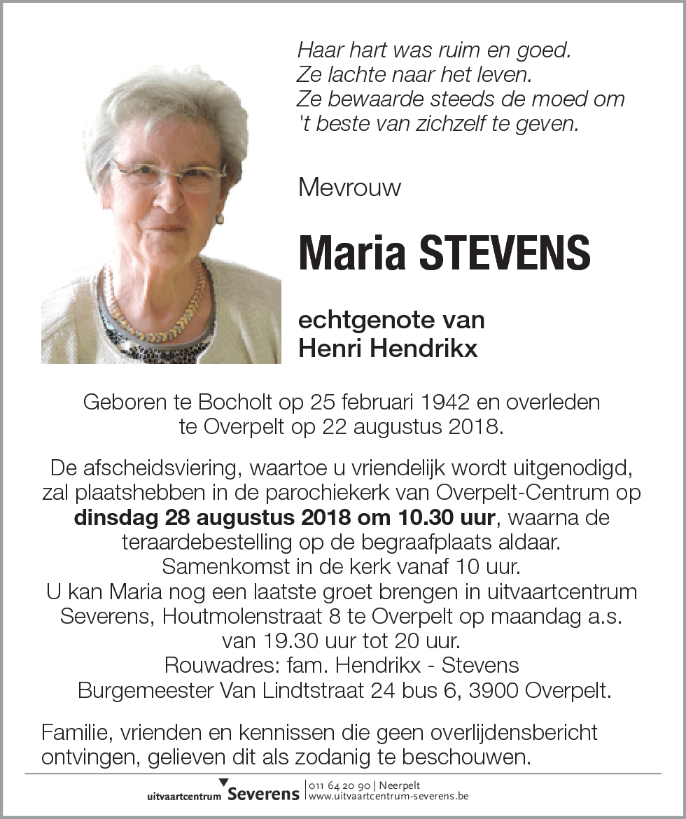 Maria Stevens