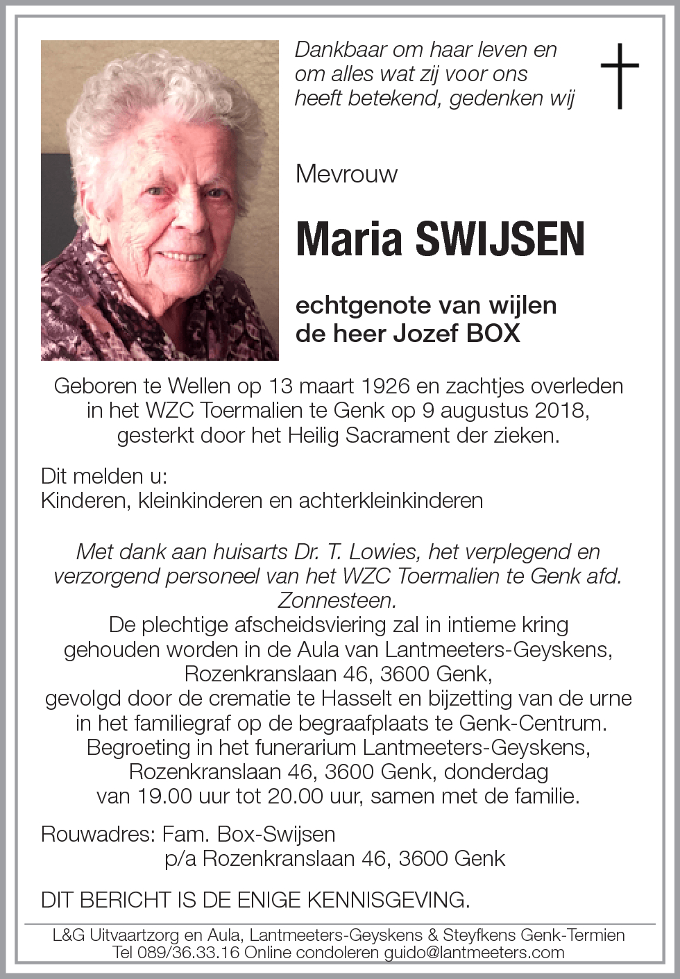 Maria SWIJSEN