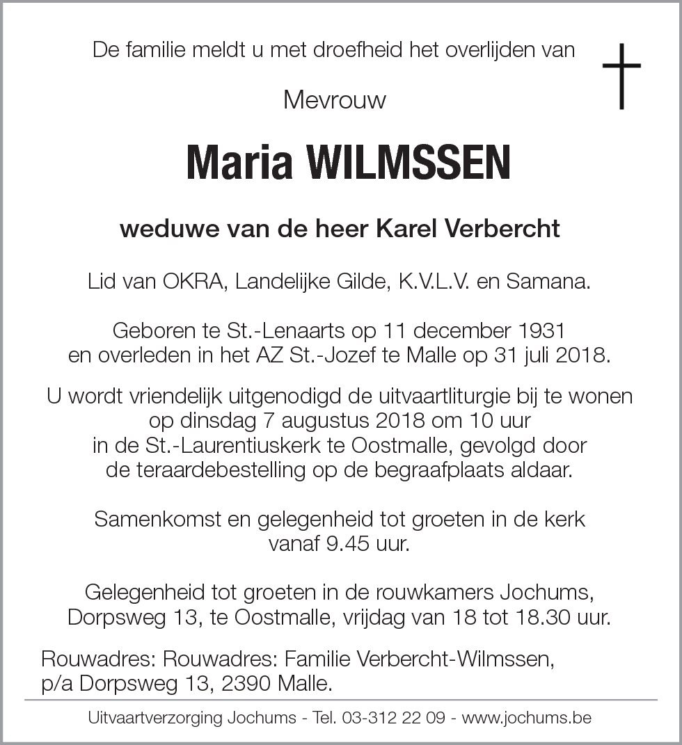 Maria Wilmssen