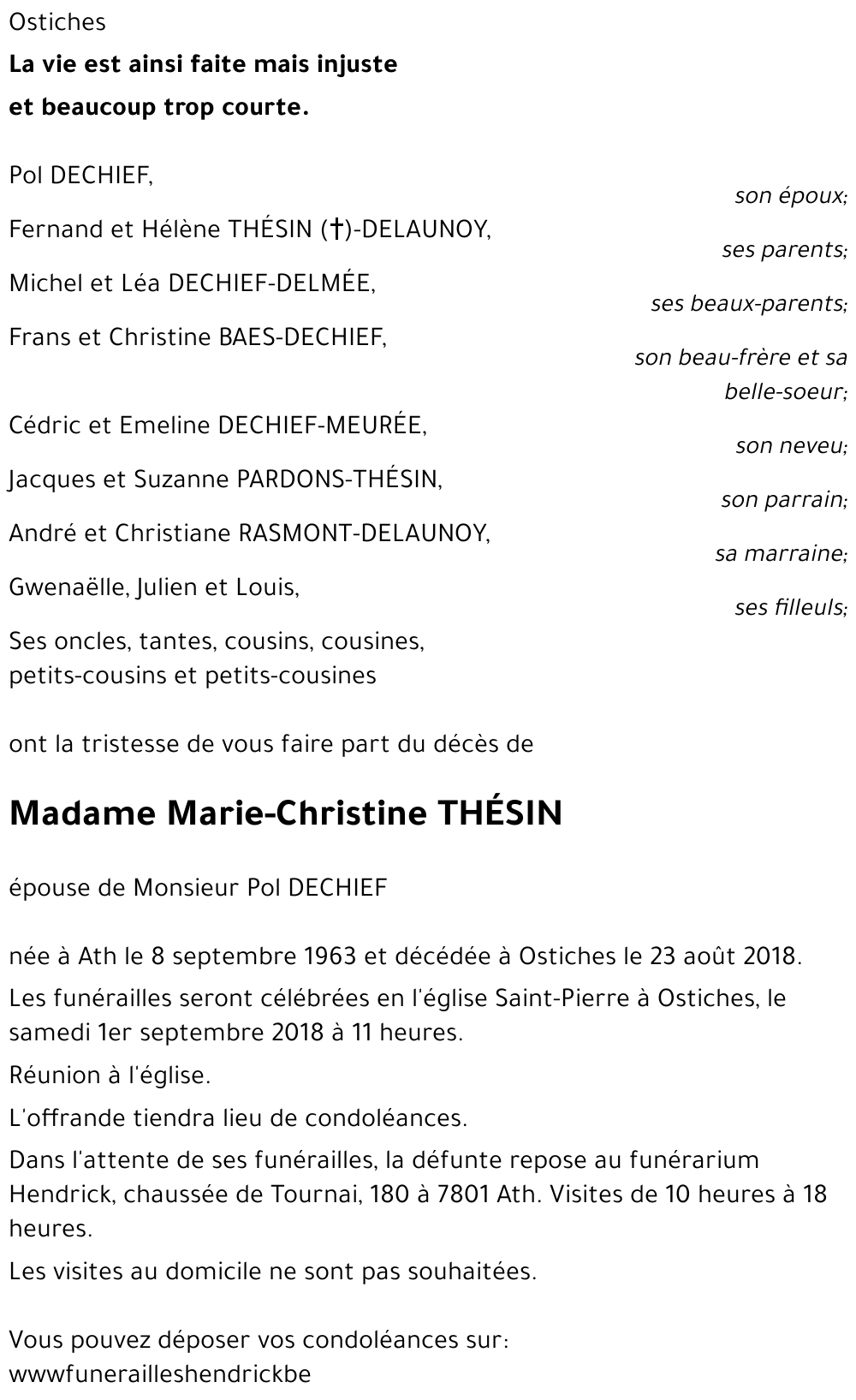 Marie-Christine THÉSIN