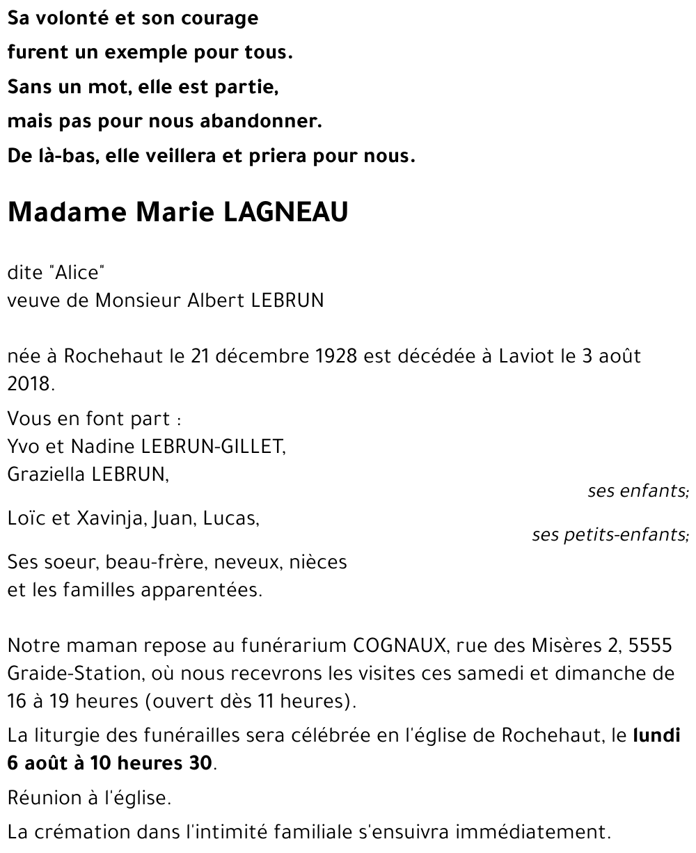 Marie LAGNEAU