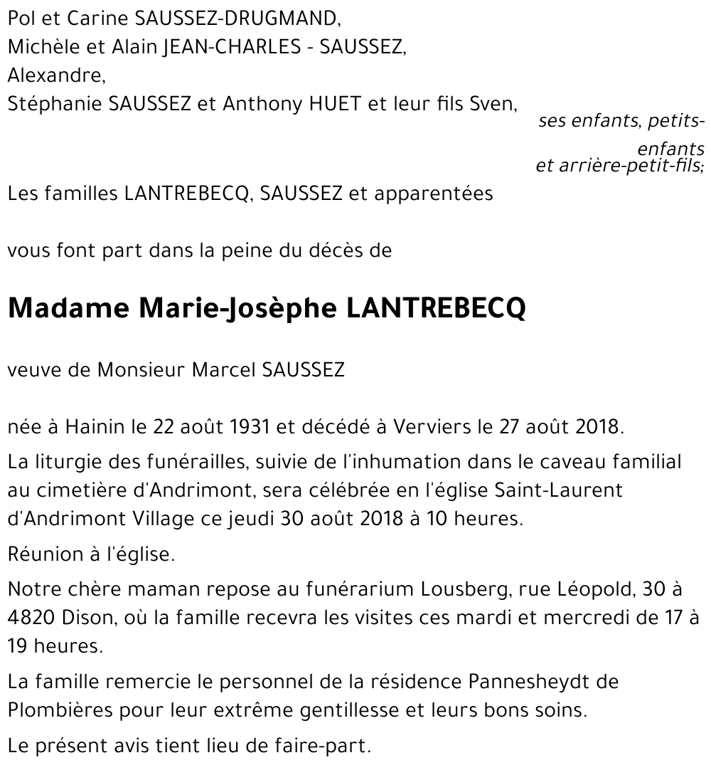 Marie LANTREBECQ
