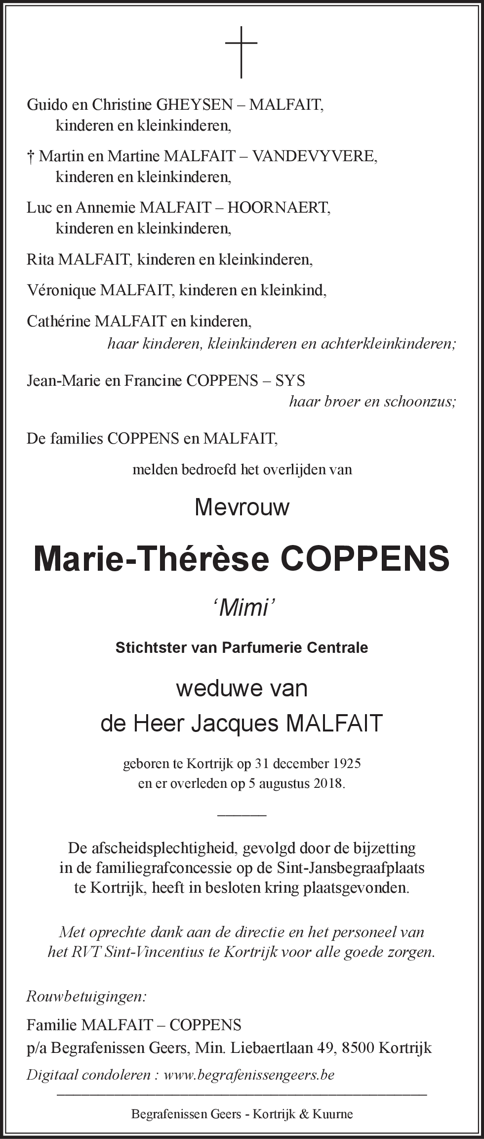 Marie-Thérèse COPPENS