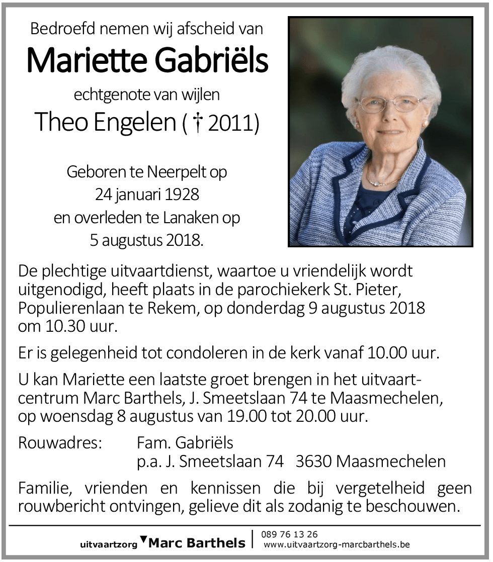 Mariette Gabriels