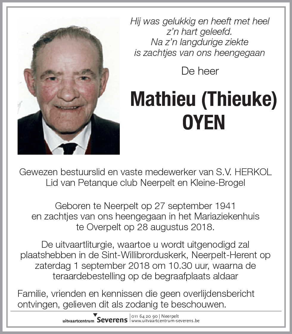 Mathieu Oyen
