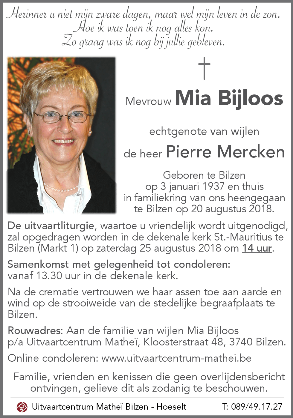 MIA BIJLOOS