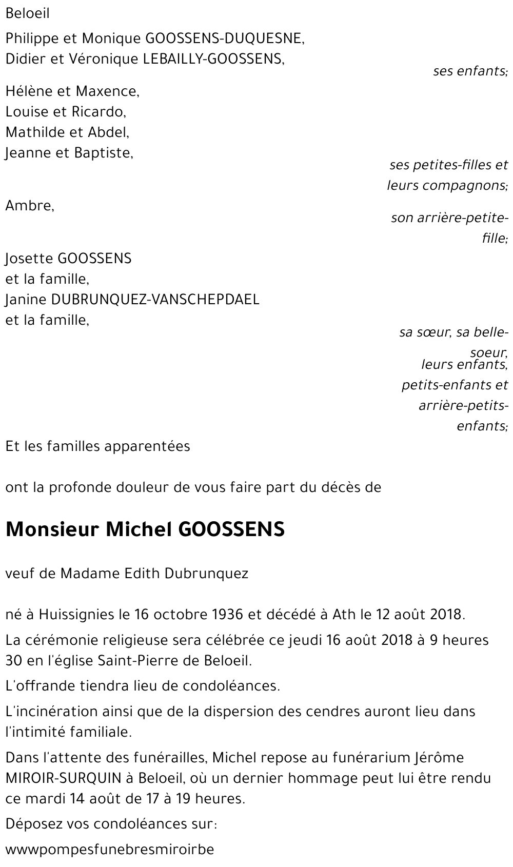 Michel GOOSSENS