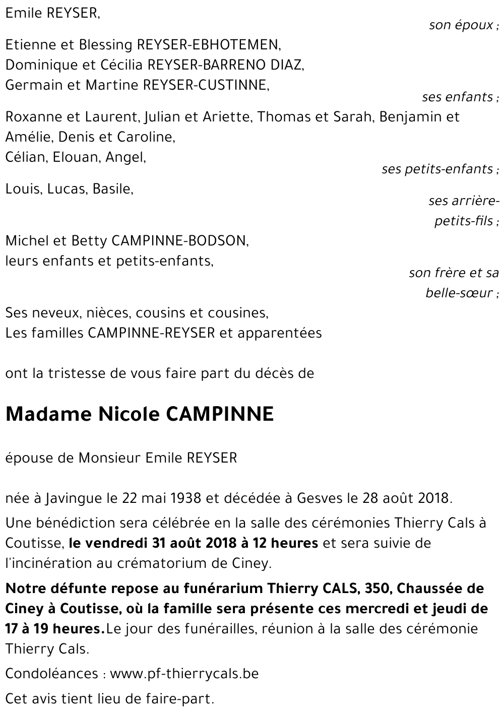 Nicole CAMPINNE