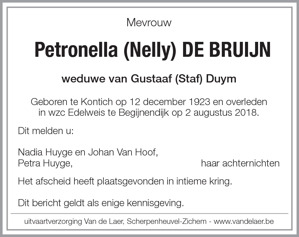 Petronella de Bruijn