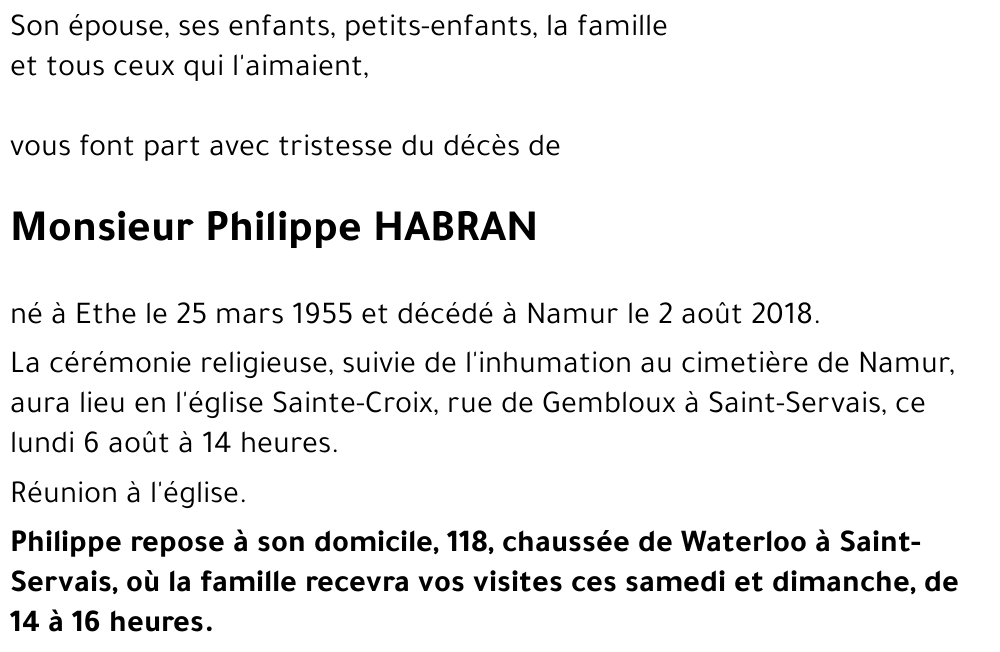 Philippe HABRAN