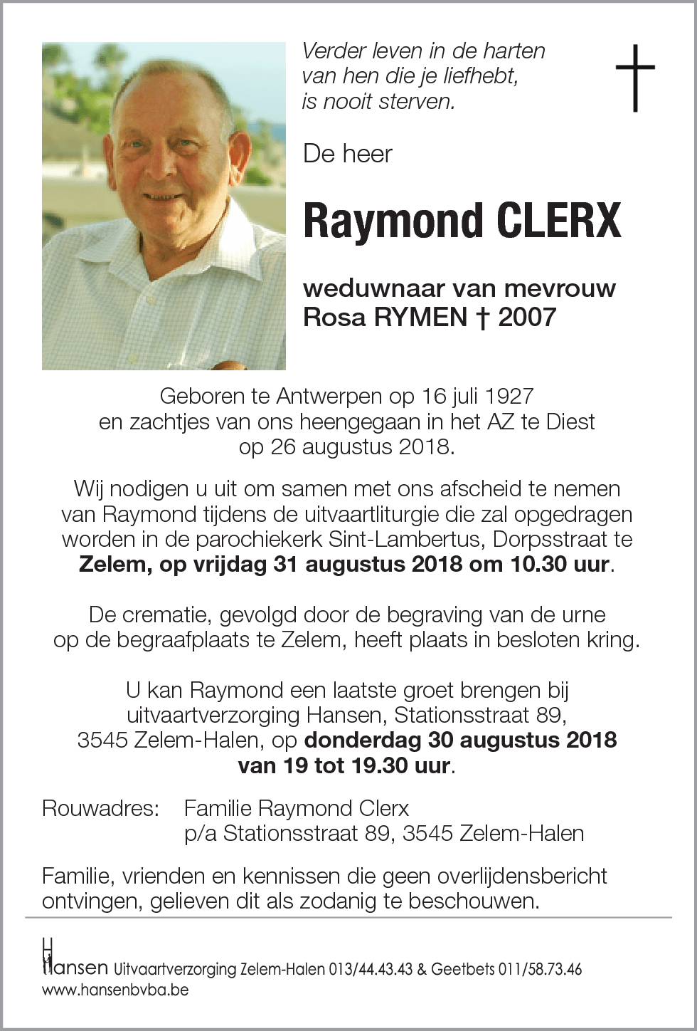Raymond CLERX