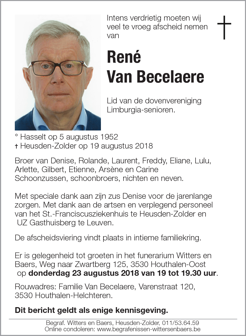 René Van Becelaere