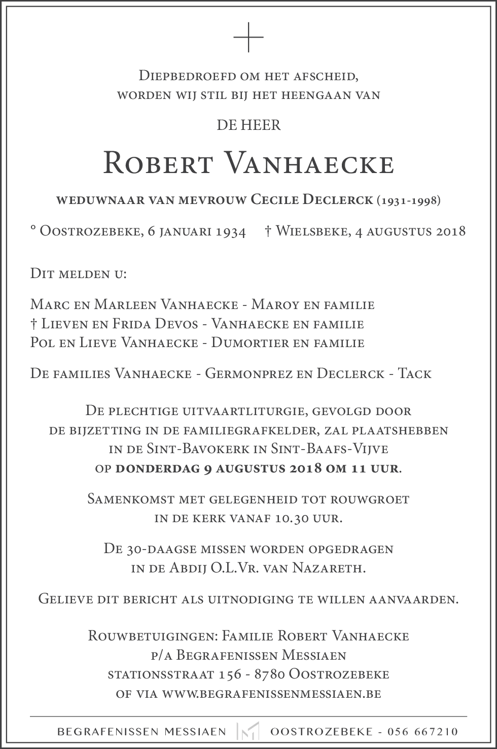 Robert Vanhaecke