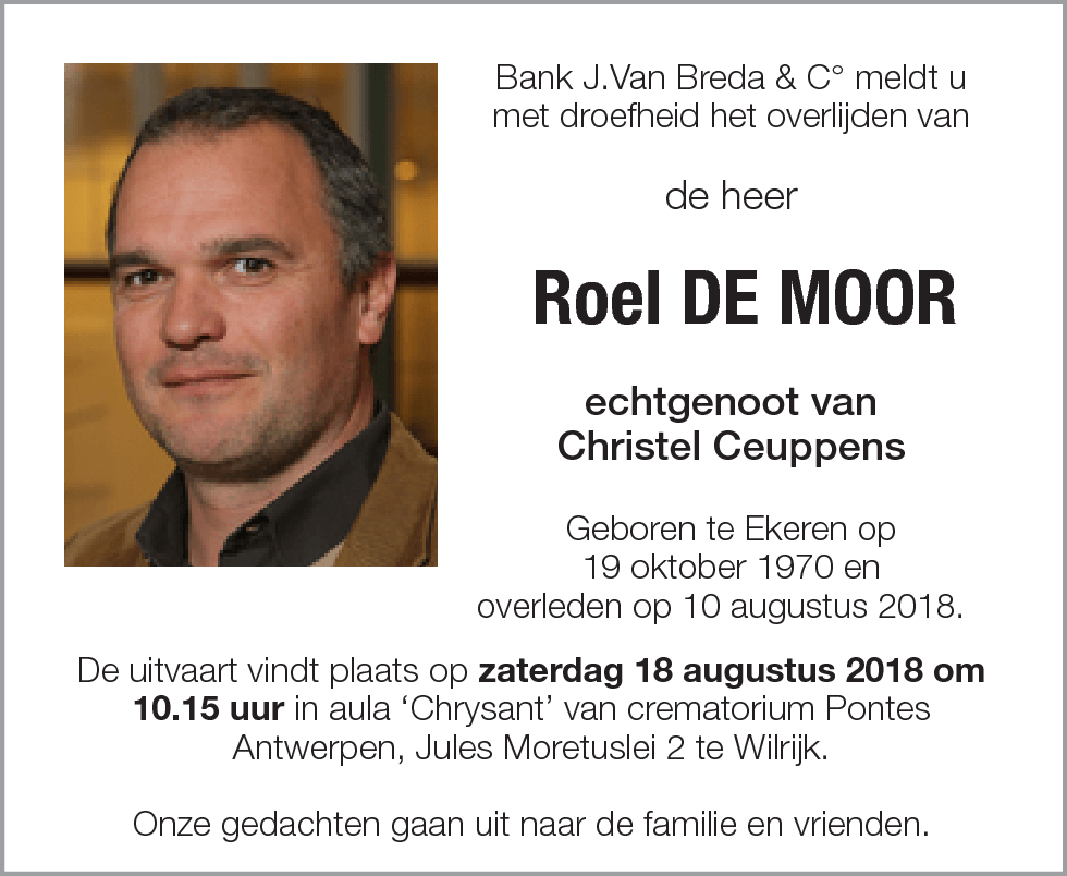 Roel De Moor