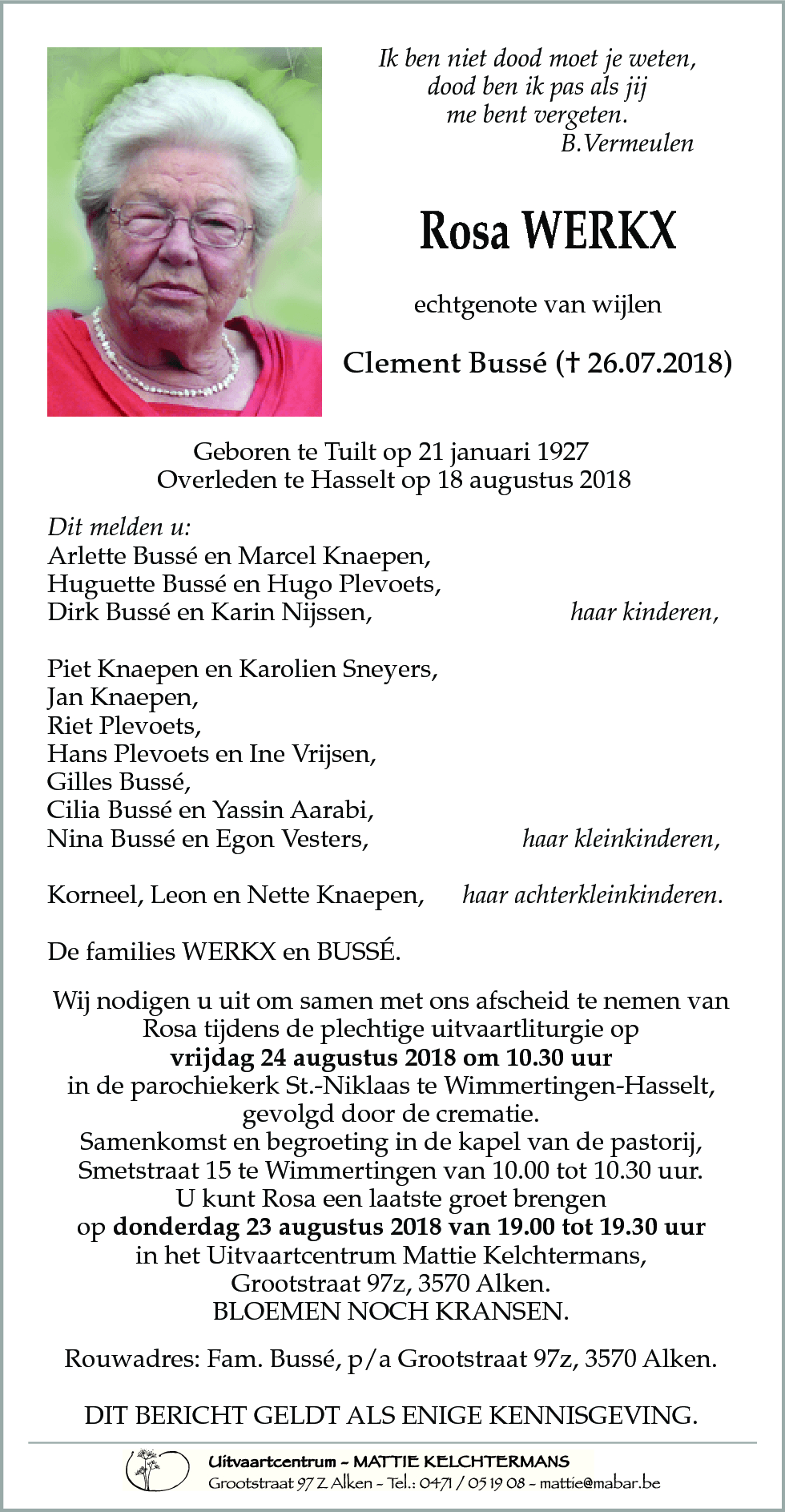 Rosa WERKX