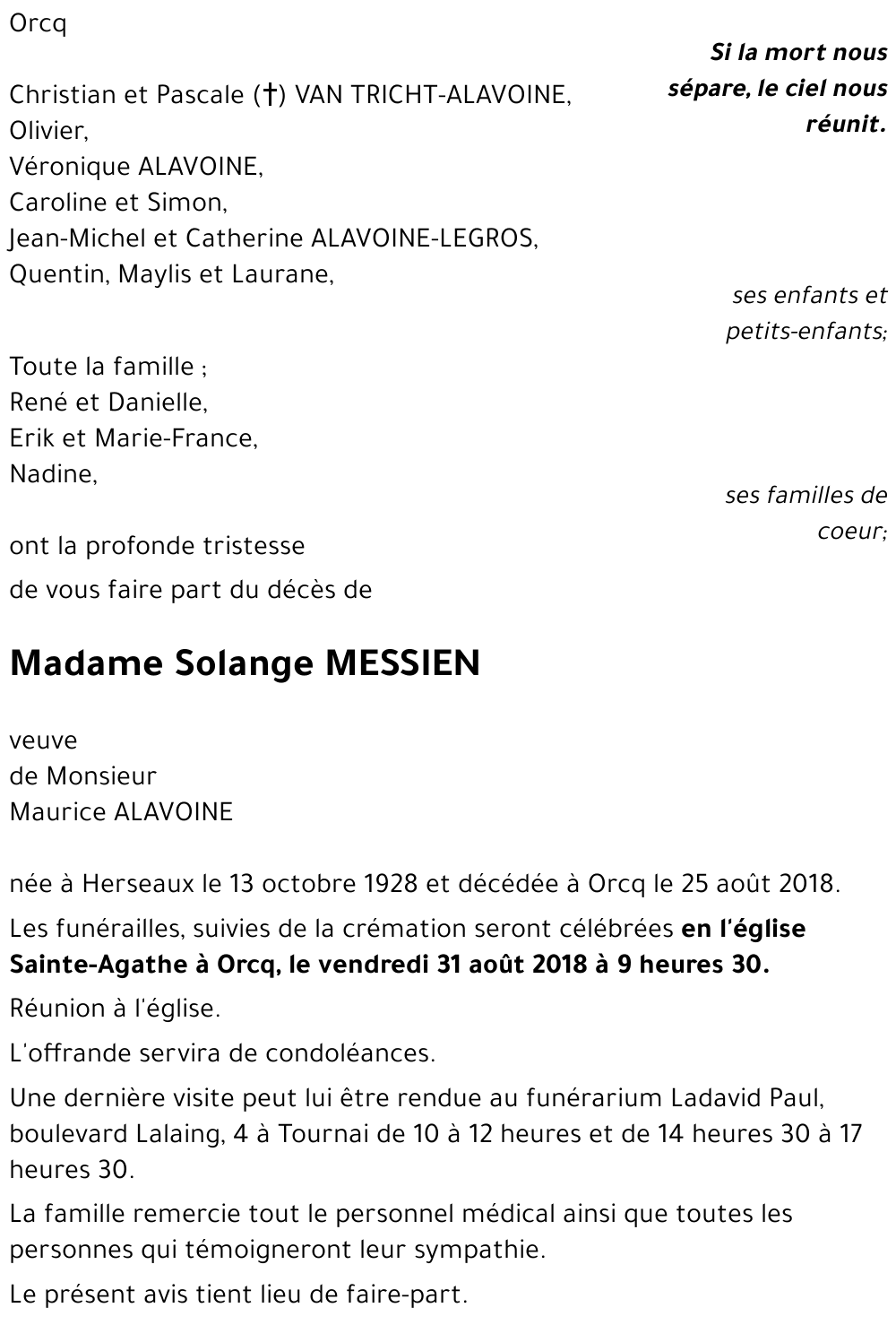 Solange MESSIEN