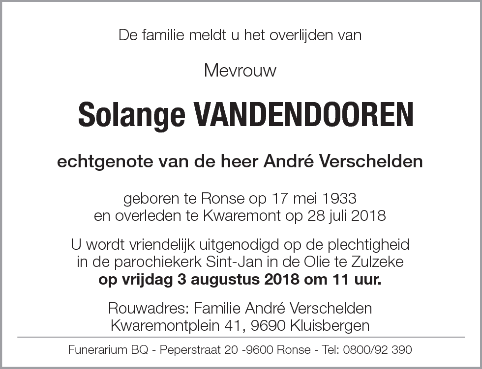 Solange Vandendooren