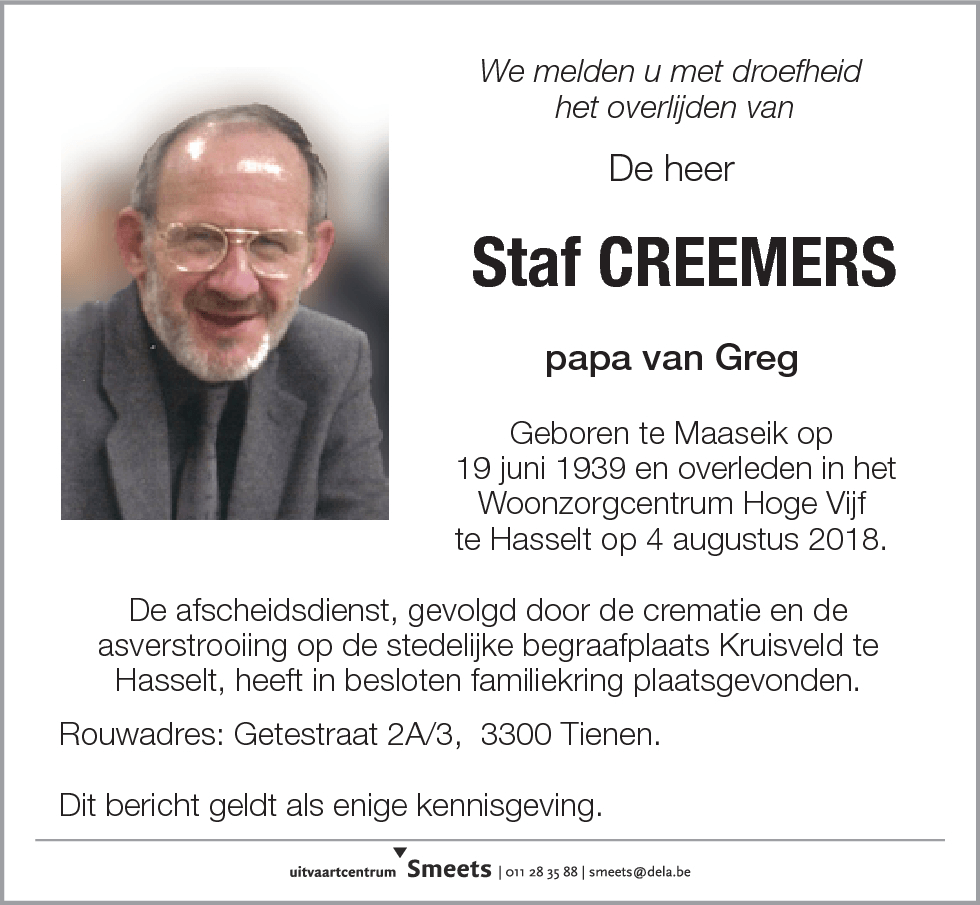 Staf Creemers