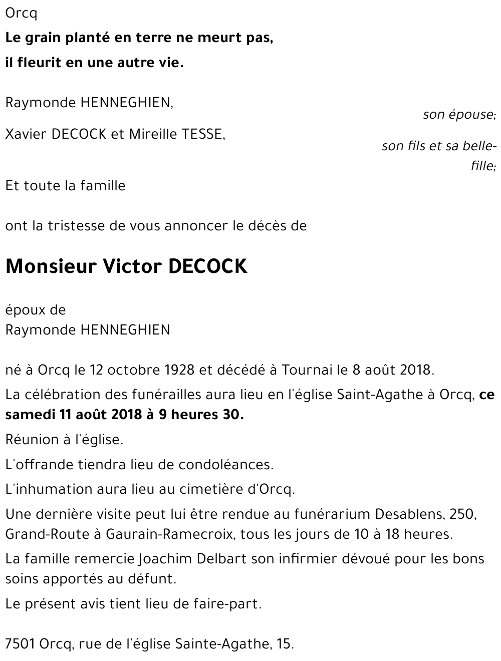 Victor DECOCK